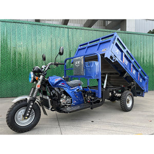 Hydraulic dump gasoline tricycle