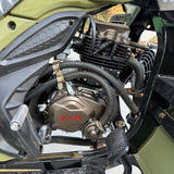Dual Hydraulic dump five wheels 200CC gasoline tricycle