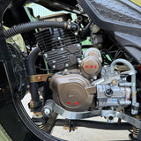 Dual Hydraulic dump five wheels 200CC gasoline tricycle